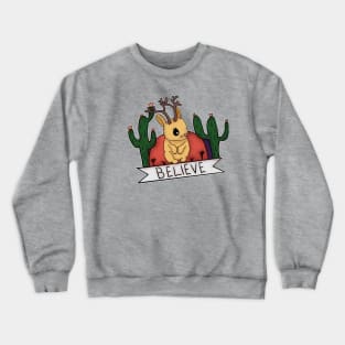 Jackalope: Believe Crewneck Sweatshirt